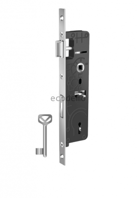 ajtózár 2 pontos 90/25 3cs SZOBA kulccsal